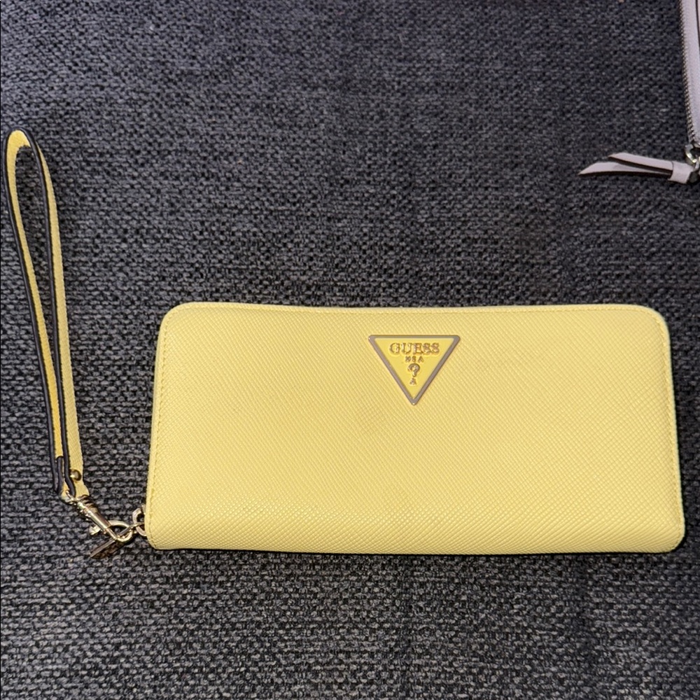 GUESS Yellow Women's Wristlet